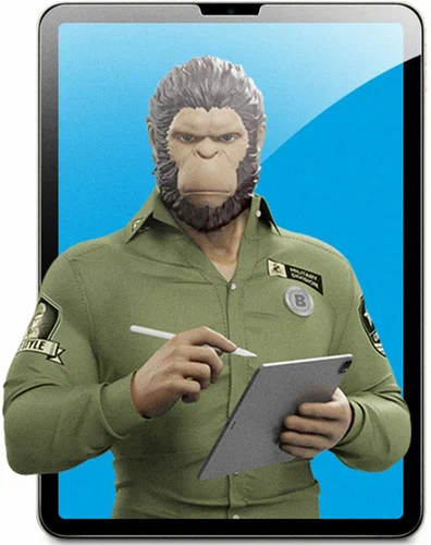 BlueO Пленка для iPad Air 11, матовая бумага