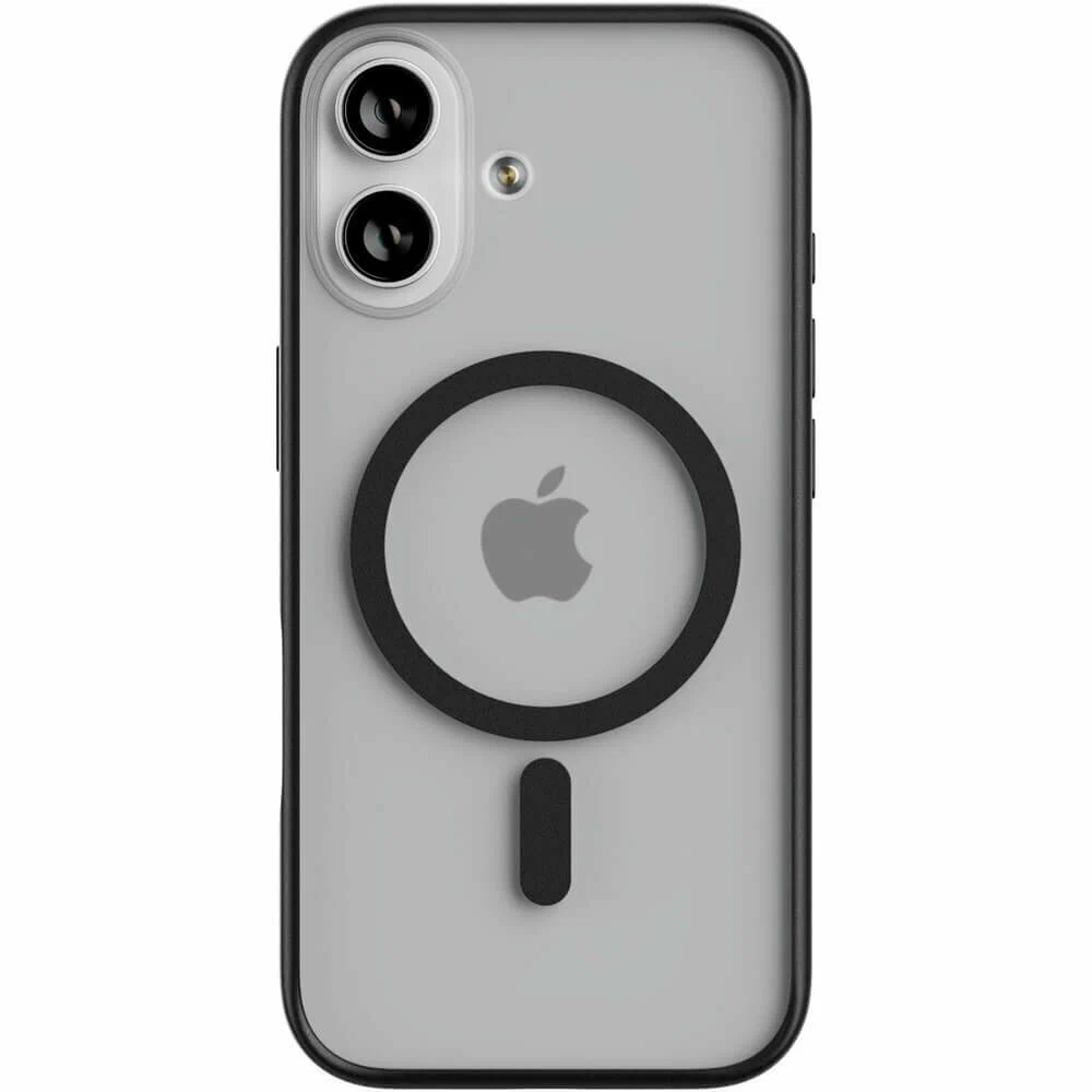 Чехол защитный uBear Cloud Mag Case для iPhone 17, MagSafe, черный