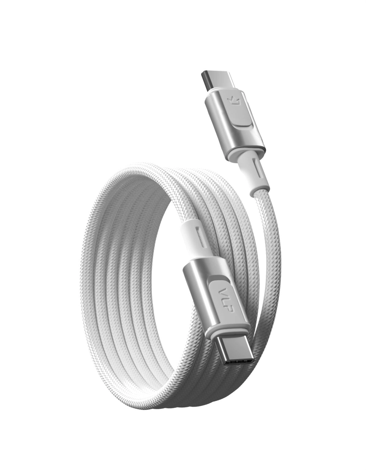 Кабель VLP Force Line Magnet USB-C, 1.5м, 100W, белый
