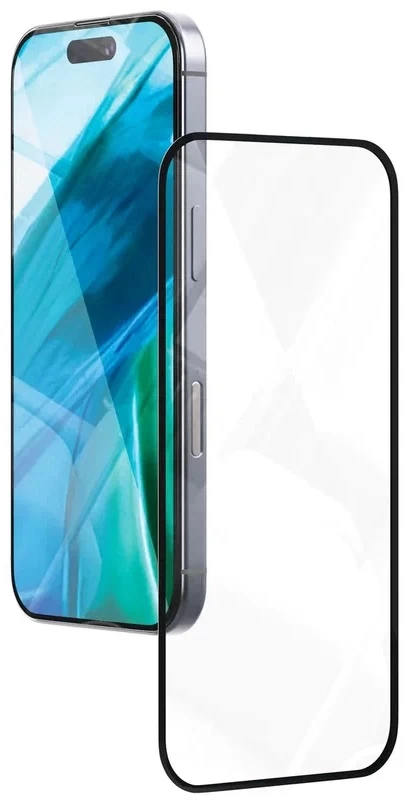 Стекло защитное 2.5D "vlp" Privacy Glass для iPhone 16/17 Pro Max с черной рамкой